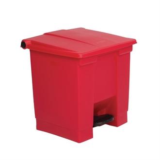 K803 Rubbermaid Red Step On Container 30.5Ltr