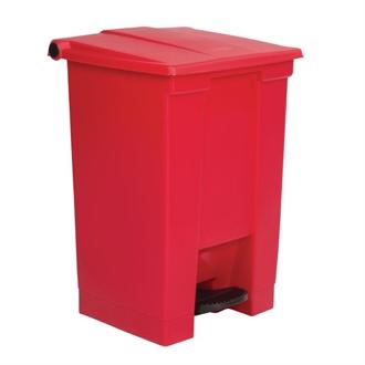 K816 Rubbermaid Red Step On Container 45.5Ltr