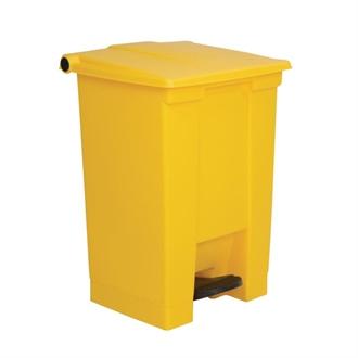 K817 Rubbermaid Yellow Step On Container 45.5Ltr