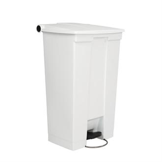 K956 Rubbermaid White Step On Container 87Ltr