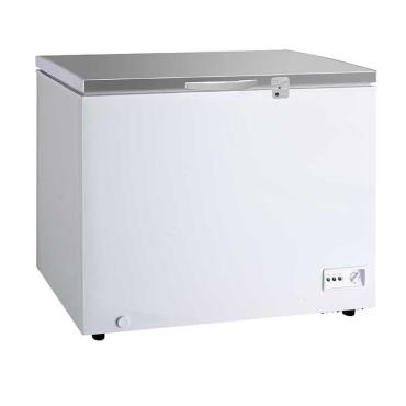 Koolmax KMCF370S 402 Litre (345 Useable Litres) Stainless Steel Chest Freezer