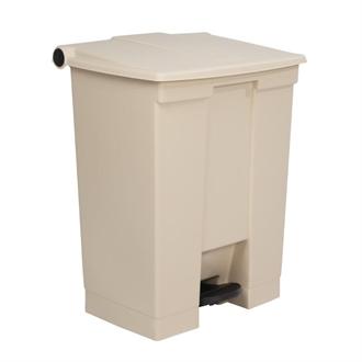 L374 Rubbermaid Beige Step On Container 68Ltr