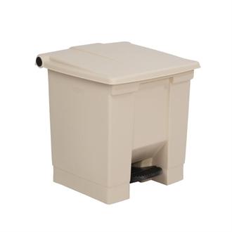 L380 Rubbermaid Beige Step On Container 30.5Ltr