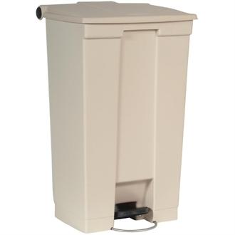 L630 Rubbermaid Beige Step On Container 87Ltr