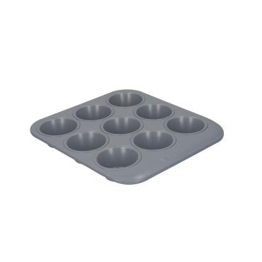 MasterClass Smart Ceramic Muffin Tray with Robust Non-Stick Coating, 24 x 22cm