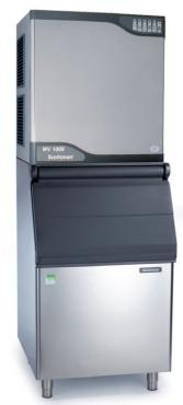 Scotsman MV1006 Dice Ice Machine & FOL600 Storage Bin - 465kg/24hr - 246kg Bin