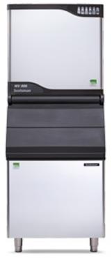 Scotsman MV806 Dice Ice Machine & FOL600 Storage Bin - 430kg/24hr - 246kg Storage Bin