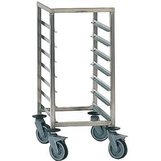 P057 Bourgeat Full Gastronorm Racking Trolley 7 Shelves