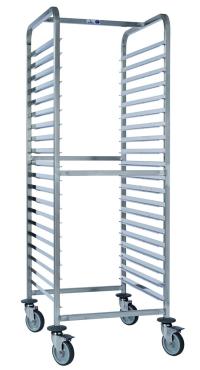 P073 Bourgeat Full Gastronorm 20 Shelf Racking Trolley