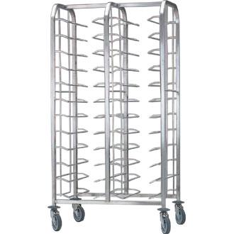 P167 Bourgeat Self Clearing Trolley - Double