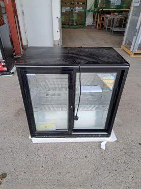 RET49558 - Cater-Cool CK0502LED Double Sliding Door Bottle Cooler With LED Lighting. 900mm.