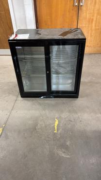 RET50339 - Cater-Cool CK0502LED Double Sliding Door Bottle Cooler With LED Lighting. 900mm.