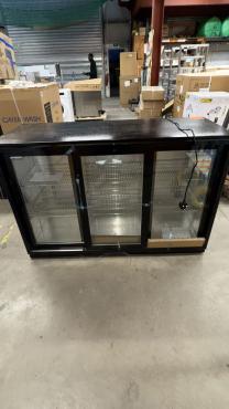 RET50545 -  Cater-Cool CK1303LED Commercial Triple Sliding Door Bottle Cooler with LED Lighting. 900mm