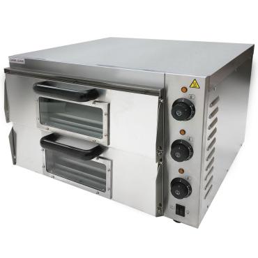 RETCK1677 - Cater-Cook Twin Deck Electric Pizza Oven - 8 x 9