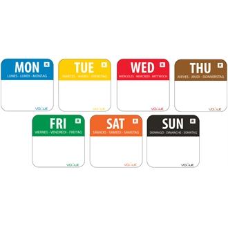 Vogue Removable Day of the Week Labels (Pack of 7000) - S151