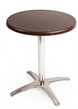 Special Offer Bolero Round Dark Brown Table Top and Base Combo - SA223