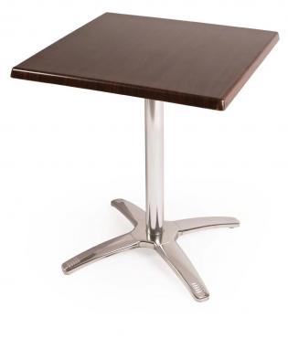 Special Offer Bolero Square Dark Brown Table Top and Base Combo - SA225