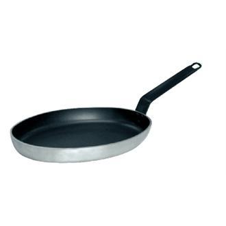 Vogue Non-Stick Aluminium Oval Frying Pan - T357