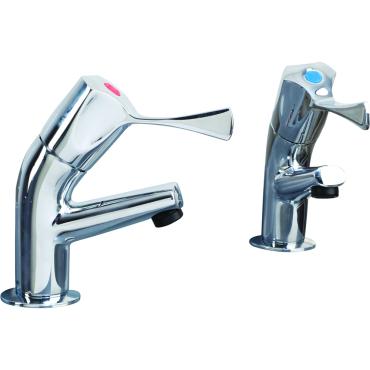 Mechline AquaTechnix 1/2-inch Basin Taps with 3-inch Lever (pair)