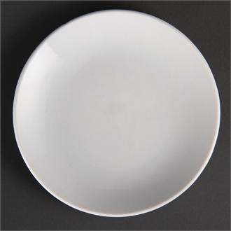 U075 Olympia Whiteware Coupe Plates 150mm