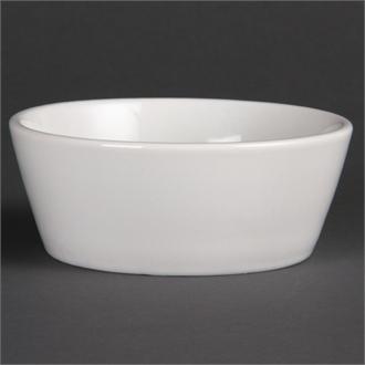 U163 Olympia Whiteware Sloping Edge Bowls 120mm