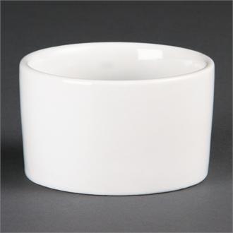 U176 Olympia Whiteware Contemporary Ramekins 90mm