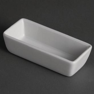 U182 Olympia Rectangular Miniature Dishes 110mm