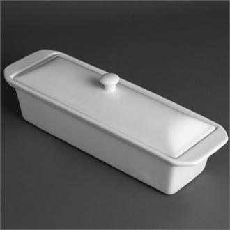 U193 Olympia Whiteware Pate Terrine 110mm