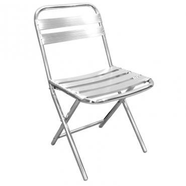U420 Bolero Aluminium Foldaway Chairs (Pack of 4)