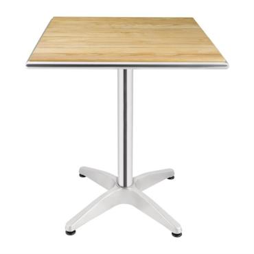 Bolero U430 Ash Top Table Square 600mm (Single)