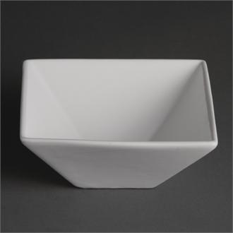 U829 Olympia Whiteware Square Bowls 170mm- pack of 12