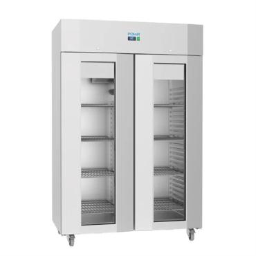 Polar UA042 U-Series Energy Efficient Double Door Upright Display Fridge