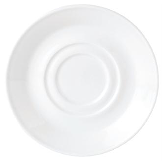 Steelite Simplicity White Low Cup Saucers 145mm (Pack of 36) - V0044 