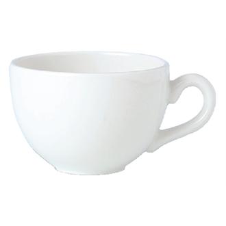 Steelite Simplicity White Low Empire Cups 227ml (Pack of 36) - V0066 