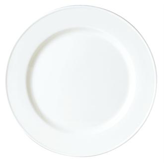 Steelite Simplicity White Slimline Plates 230mm (Pack of 24) - V0085