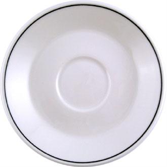 V0896 Steelite Empire Black Line Slimline Saucers 150mm