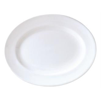 V6908 Steelite Monaco White Mandarin Vogue Dishes 330mm