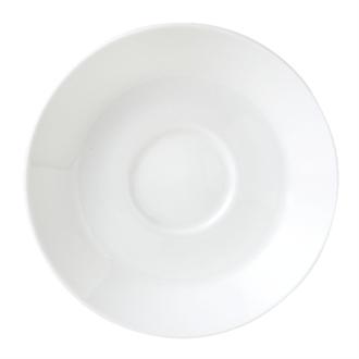 V7716 Steelite Monaco White Saucers 117mm