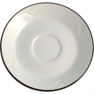 V7743 Steelite Manhattan Noir Stacking Saucers 117mm