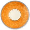 W026 Churchill New Horizons Marble Border Cappuccino Saucers Orange 170mm