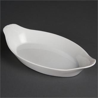 W411 Olympia Whiteware Oval Eared Dishes 289mm