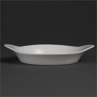 W444 Olympia Whiteware Round Eared Dishes 192x 151mm