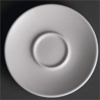 Y112 Olympia Whiteware Espresso Saucers 120mm- pack of 12