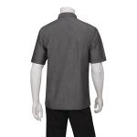 Chef Works Detroit Denim Short Sleeve Shirt Black - B075