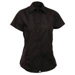 Chef Works Ladies Cool Vent Chefs Shirt Black - b181