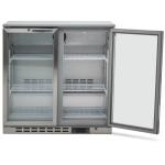 Blizzard BAR2SS Stainless Steel Double Door Bottle Cooler