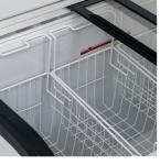 Blizzard BDF22 Curved Glass Lid Freezer 220L