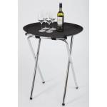 Olympia C163 Chrome-Plated Steel Folding Tray Stand