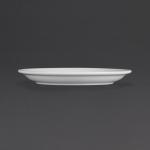 CB481 Olympia Whiteware Wide Rimmed Plates 250mm- pack of 12.