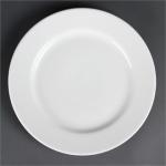 CB483 Olympia Whiteware Wide Rimmed Plates 310mm